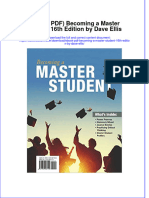 Instant Download Ebook PDF Becoming A Master Student 16th Edition by Dave Ellis PDF Scribd