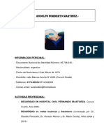 Curriculum Vitae Rodolfo Martinez