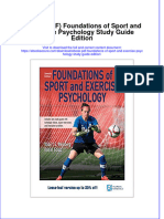 Instant Download Ebook PDF Foundations of Sport and Exercise Psychology Study Guide Edition PDF Scribd