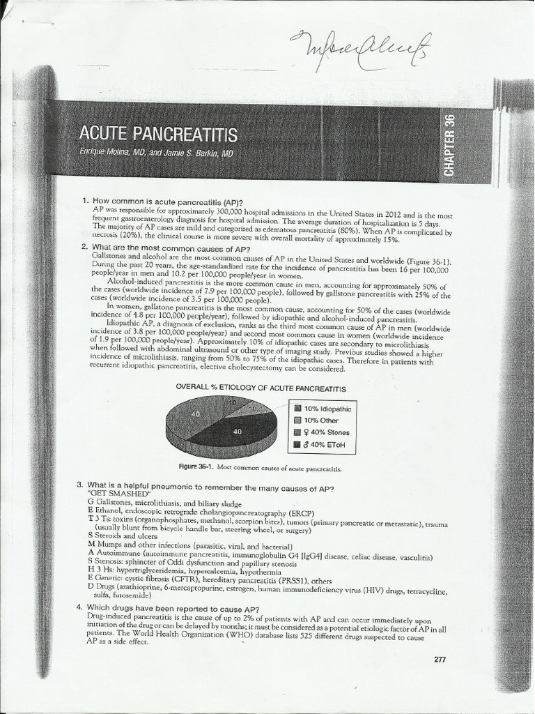 Acute Pancreatitis Pdf