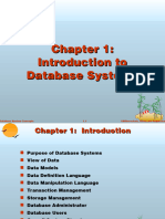 1 Introduction To Database Systems