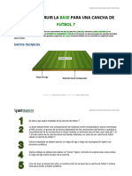 Construccion de Canchas de Futbol 7