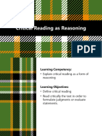 Critical Reading As Reasoning (Recovered)