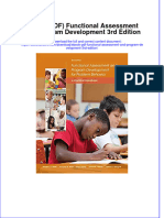 Instant Download Ebook PDF Functional Assessment and Program Development 3rd Edition PDF Scribd