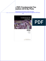 Instant Download Ebook PDF Fundamental Tax Legislation 2019 by Pinto PDF Scribd
