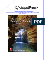 Instant Download Ebook PDF Fundamental Managerial Accounting Concepts 8th Edition PDF Scribd