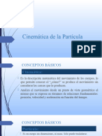 2.1 Cinemática de La Partícula - Conceptos Básicos