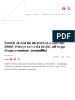 ČOVEK JE BIO NA AUTOFAGIJI GODINU DANA - Hteo Je Samo Da Oslabi, Ali Su Ga Druge Promene Iznenadile! - Penzionisani