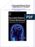 Instant Download Ebook PDF Bounded Rational Choice Behaviour Applications in Transport PDF Scribd