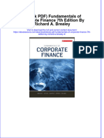Instant Download Ebook PDF Fundamentals of Corporate Finance 7th Edition by Richard A Brealey 4 PDF Scribd