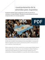 M3 - L3 - Acuerdo de Reestructuración de La Deuda - Un Salvavidas para Argentina