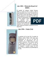 Evolucion Del Telefono Celular