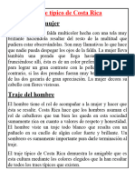 Traje Típico de Costa Rica