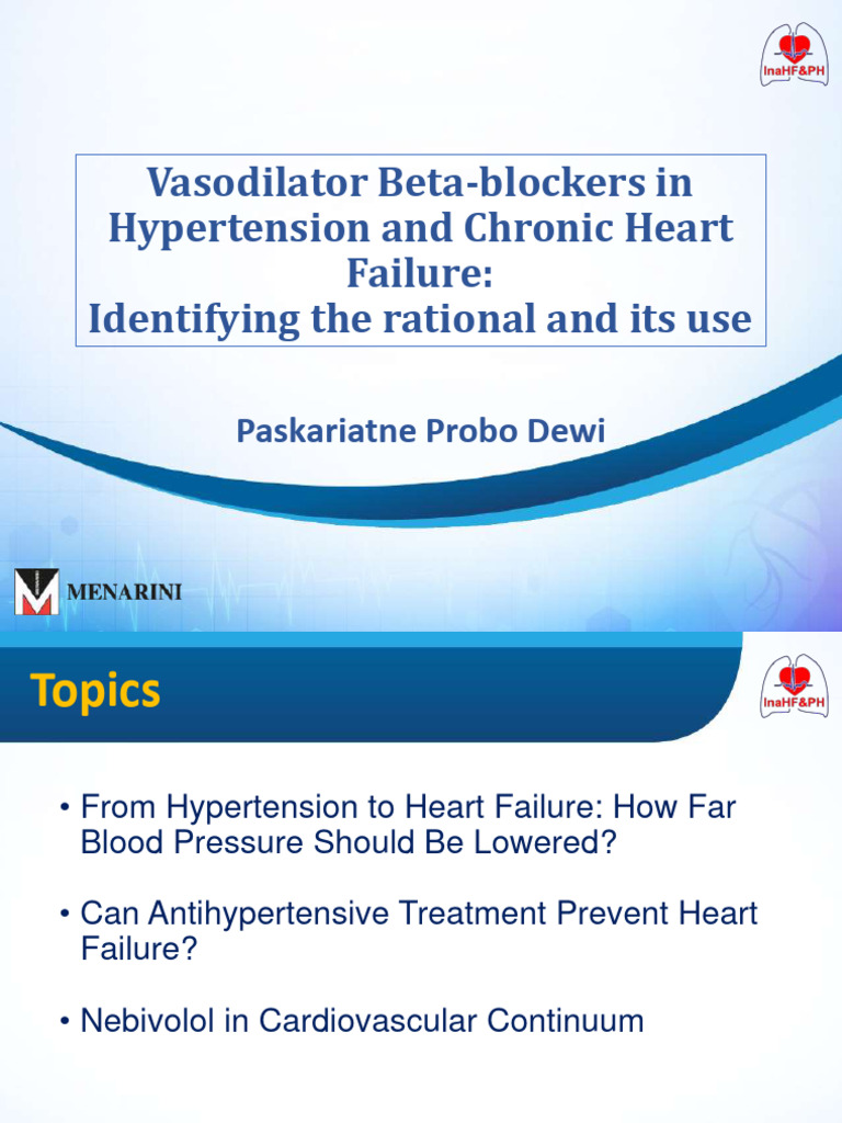 1, Vasodilator BB in HT and CHF Identifying The Rational and Its Use Edit Paska PDF PDF