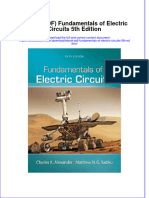 Instant Download Ebook PDF Fundamentals of Electric Circuits 5th Edition PDF Scribd