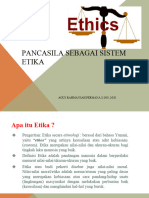 Pancasila Sebagai Sistem Etika