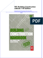 Instant Download Ebook PDF Building Construction Handbook 11th Edition PDF Scribd