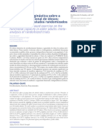 Efeitos Da Hidroginástica Sobre A Capacidade Funcional de Idosos: Metanálise de Estudos Randomizados