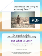 The Story of The Temptations of Jesus PowerPoint
