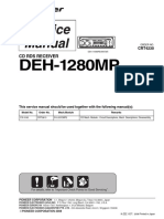 Pioneer Deh-1280mp Crt4230 Car Audio
