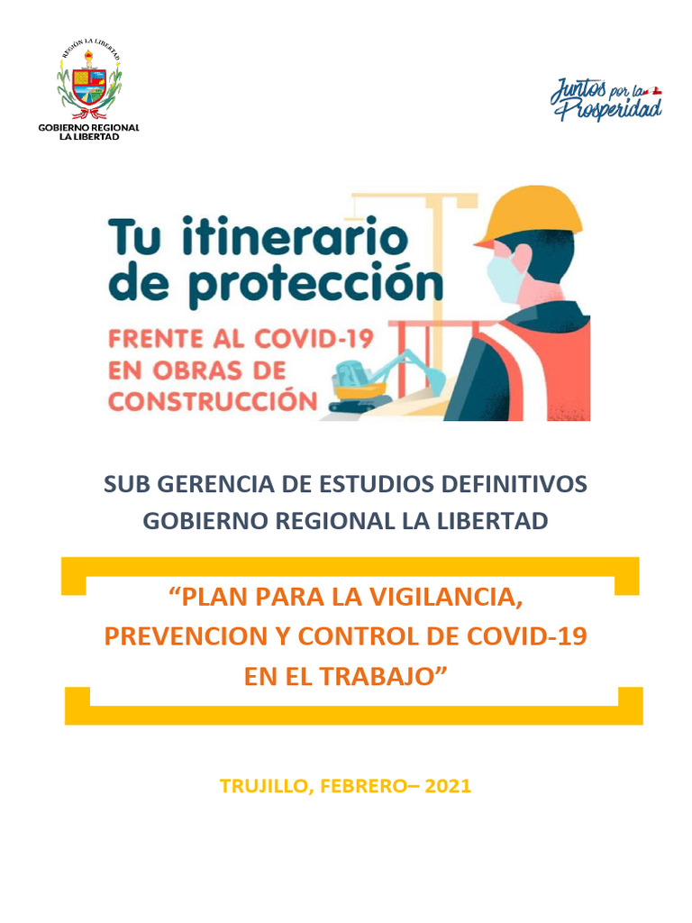 Plan para La Vigilancia, Prevencion y Control de Covid-19 en El Trabajo ...