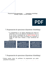 Programación de Operaciones