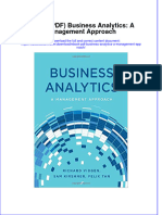 Ebook PDF Business Analytics A Management Approach PDF