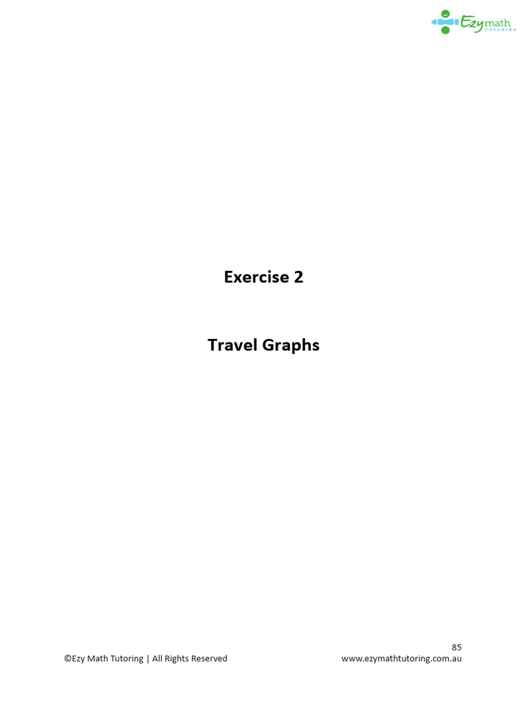 Year 7 maths data travel graphs answers ch3 ex2 pdf speed