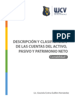 Descripción y Clasificación de Las Cuentas de Activo, Pasivo, Patrimonio Neto