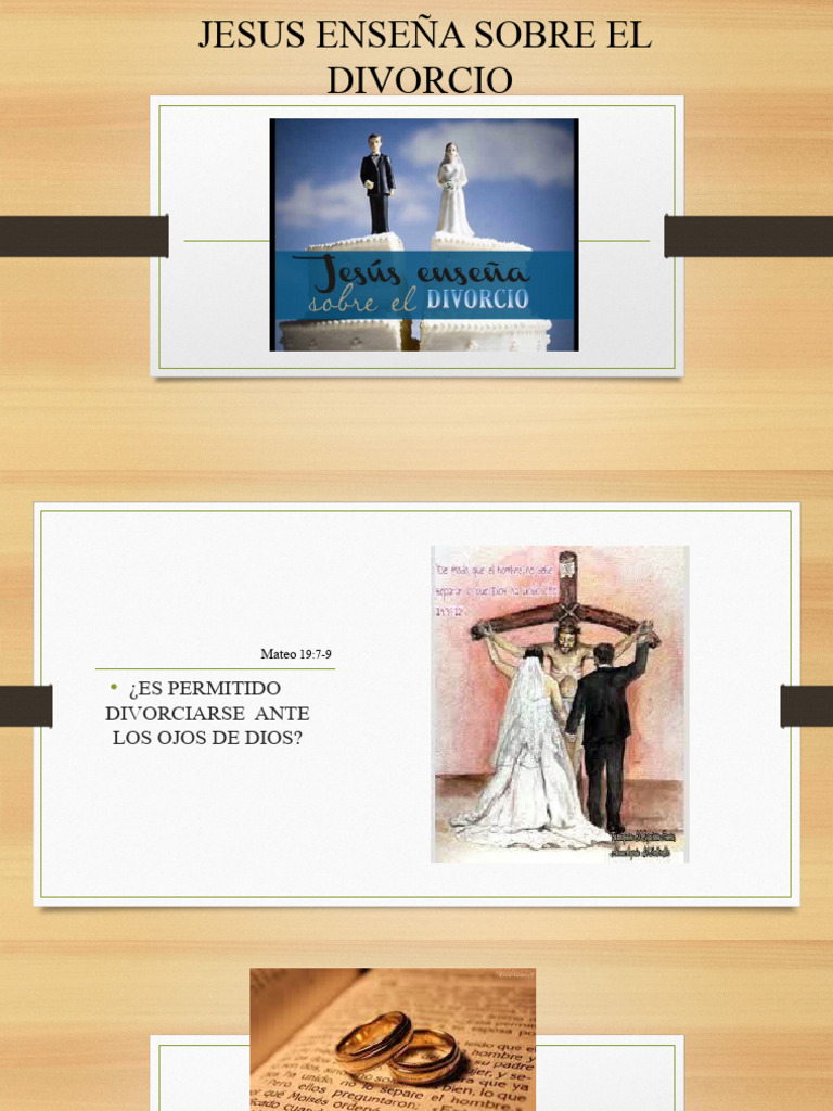 Jesus Enseña Sobre El Divorcio | PDF | Religión y espiritualidad