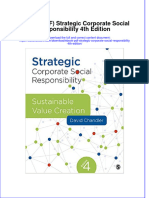 Ebook PDF Strategic Corporate Social Responsibility 4th Edition PDF