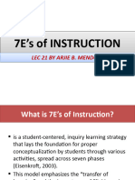 Lec 21 My Report On 7es of Instruction