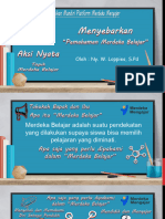 Aksi Nyata Topik Merdeka Belajar - Menyebarkan Pemahaman Merdeka Belajar