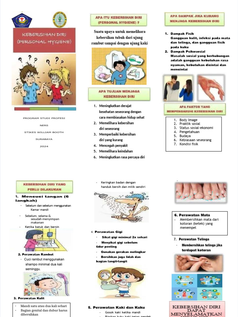 Leaflet Personal Hygiene Pdf