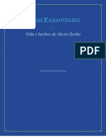 Kazantzakis Nikos - Vida y Hechos de Alexis Zorba