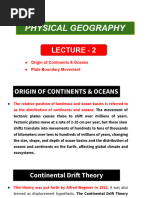 Origin of Continents & Oceans