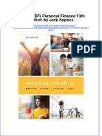Ebook Ebook PDF Personal Finance 13th Edition by Jack Kapoor PDF