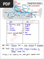 Indian Rivers System Geography Handwritten Notes For SSC CGL 2024 | PDF