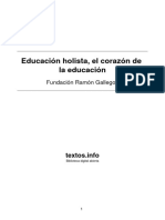 Fundacion Ramon Gallegos - Educacion Holista El Corazon de La Educacion