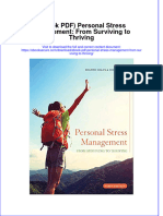 Ebook Ebook PDF Personal Stress Management From Surviving To Thriving PDF
