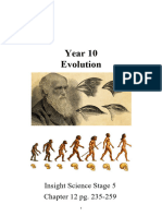 Yr 10 Evolution Booklet