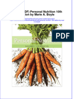 Ebook Ebook PDF Personal Nutrition 10th Edition by Marie A Boyle PDF