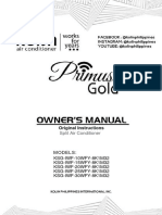 Owner s Manual Primus Gold Compressed