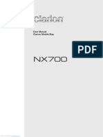Manual Clarion NX700