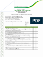 Questionnaire Validation Sheet-Quanti