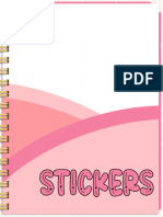 Pink Sticker Book