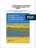 Ebook PDF Strategies For Teaching Learners With Special Needs 11th Edition 2 PDF