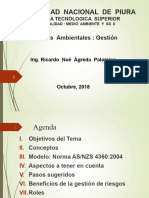 Analisis de Riesgos Ambientales Gestion Del Riesgo Expo PPT Ciclo 2018 Ii Ok