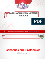 Genomics and Proteomics - Updated