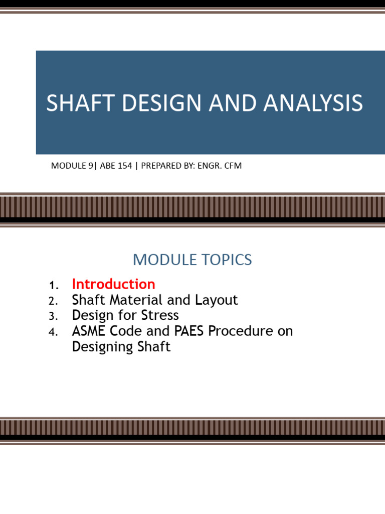 ASME Shaft Design and Material Guide | PDF | Strength Of Materials ...